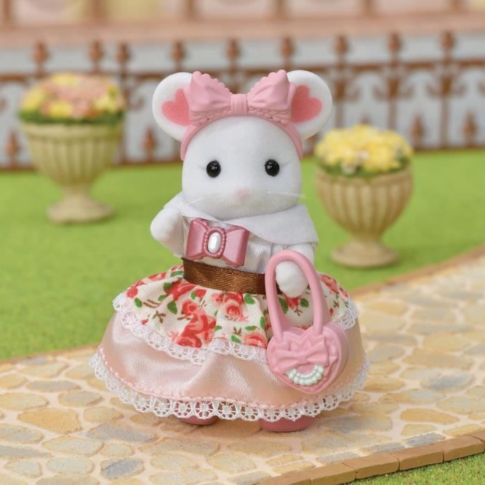 Miniature Figurines - SYLVANIAN FAMILIES - 5540 - The Fashion Suitcase and Big Sister Marshmallow Mouse