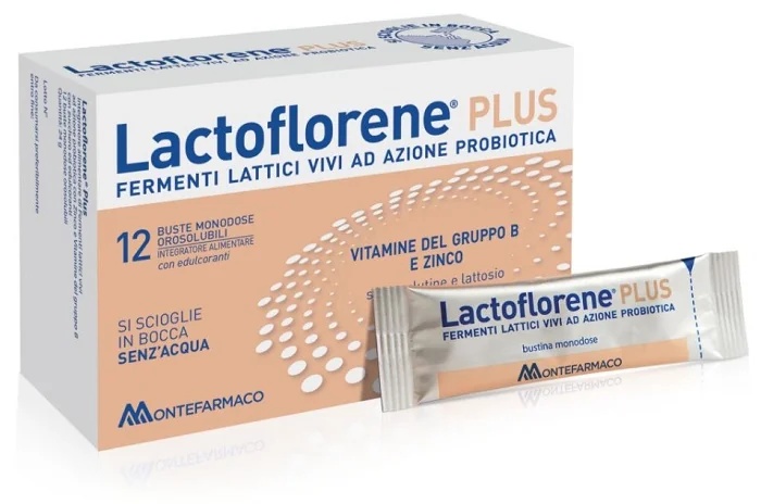 LACTOFLOREEN Lactoflorene Plus 12 smeltzakjes Voedingssupplement met melkzuurfermenten