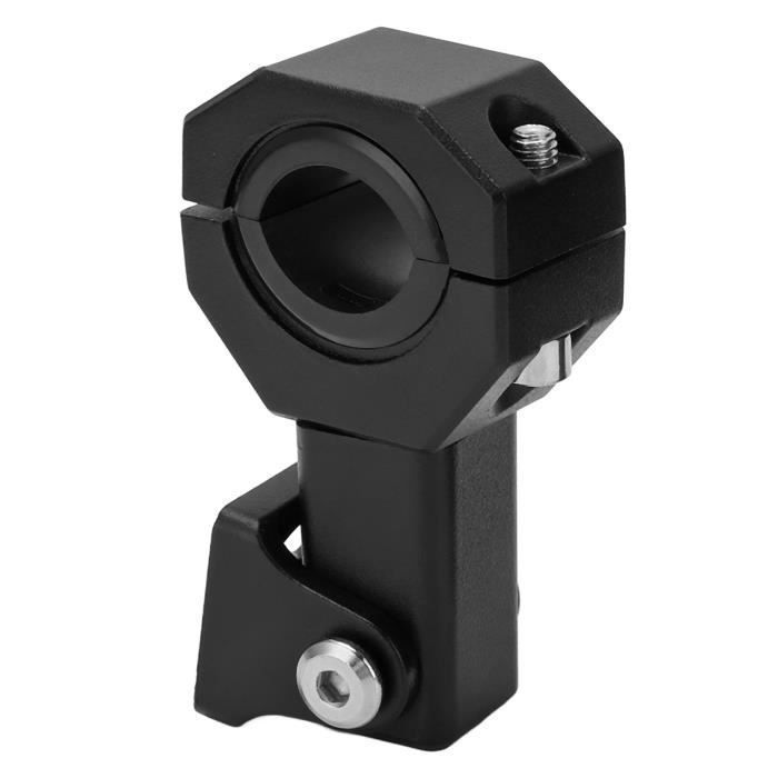 Staffa di montaggio per proiettore in alluminio, apertura regolabile da 18 mm a 30 mm, design antivibrazione.