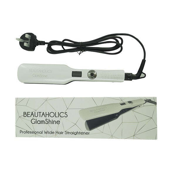 Beautaholics GlamShine Haarglätter mit variabler Hitze, breite Ausführung