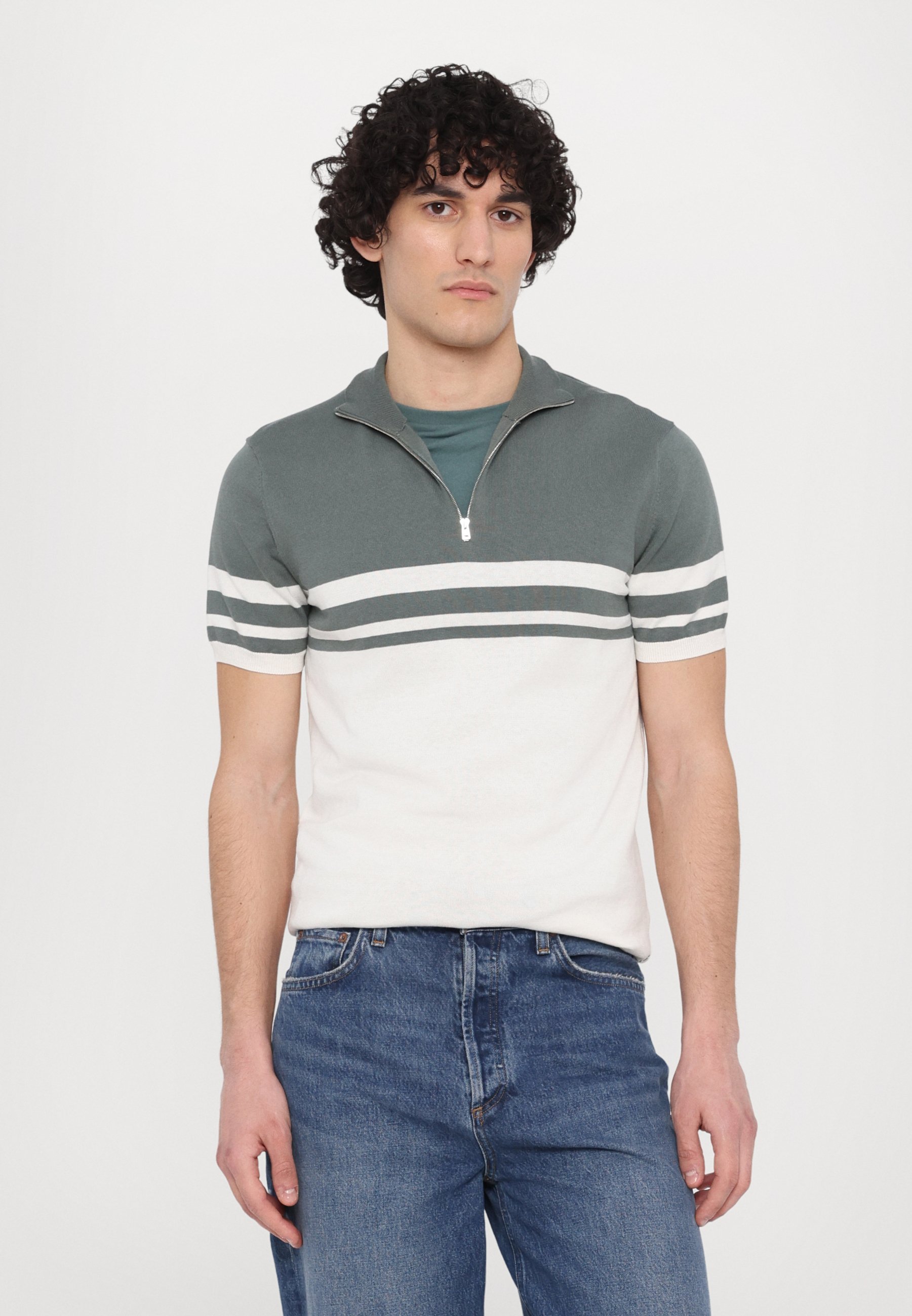 Ron Dorff poloshirt - grijs