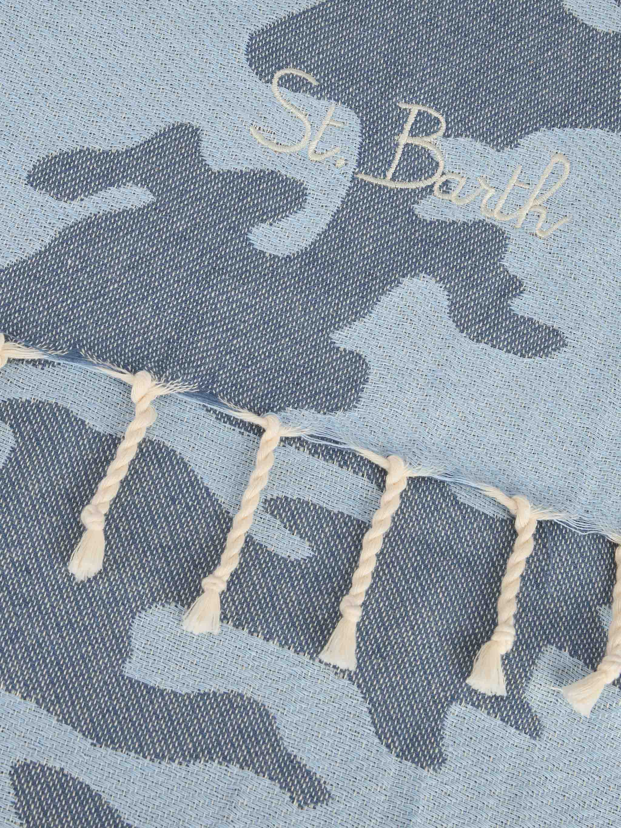 Camouflage katoenen fouta strandhanddoek