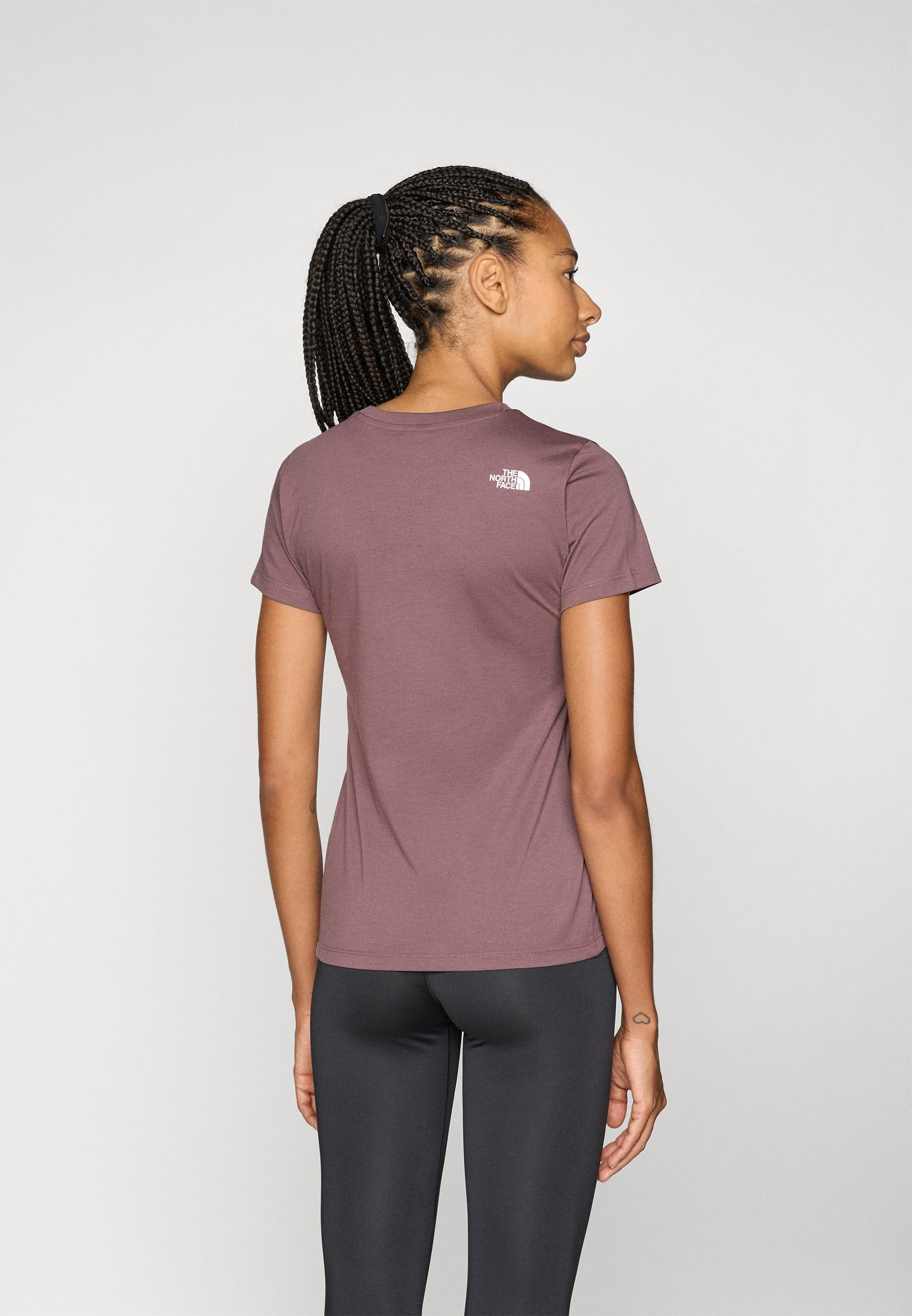SLIM LONG TEE - T-skjorte - tawny quartzThe North Face