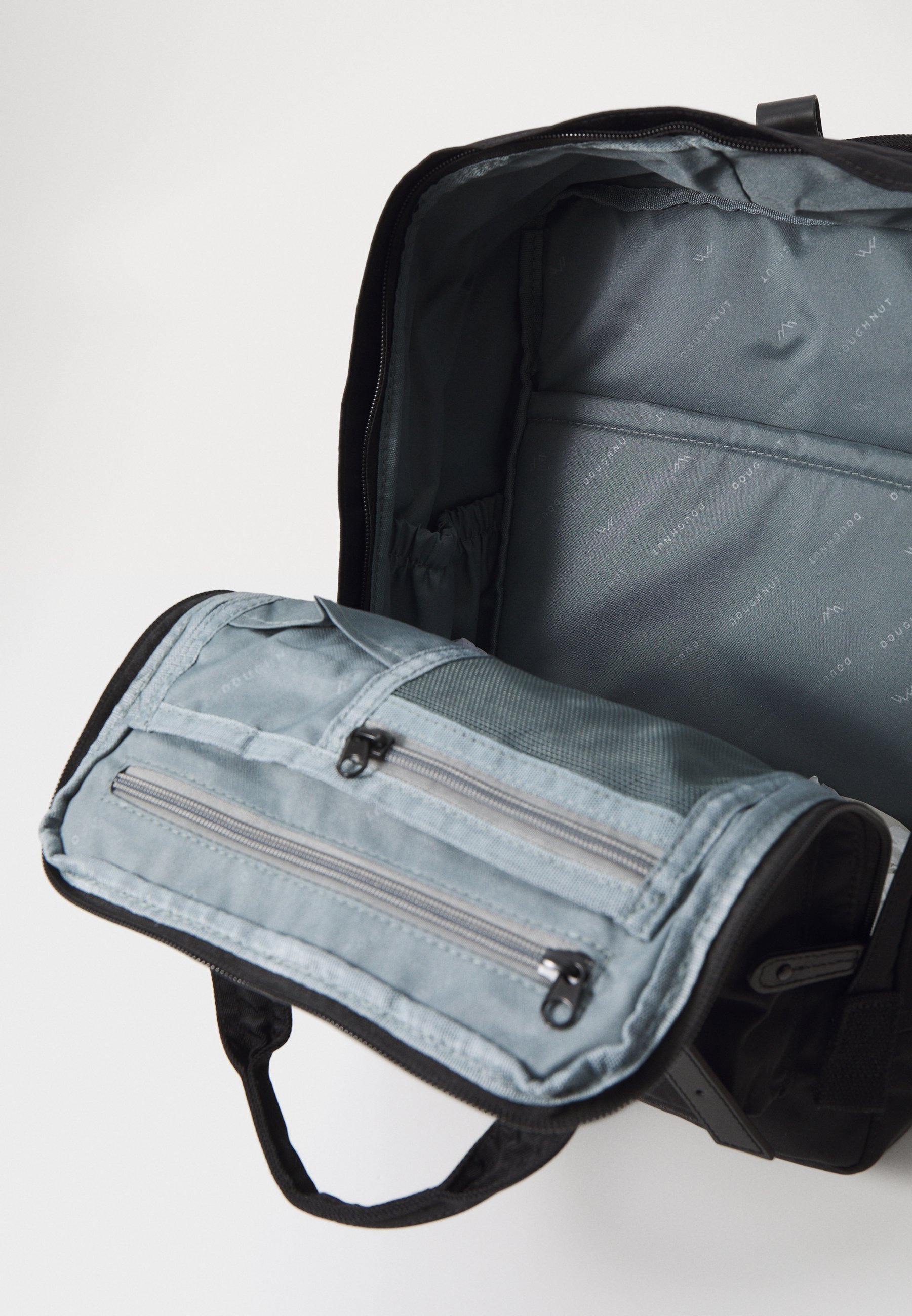 Zaino unisex con ciambella e macaron - nero