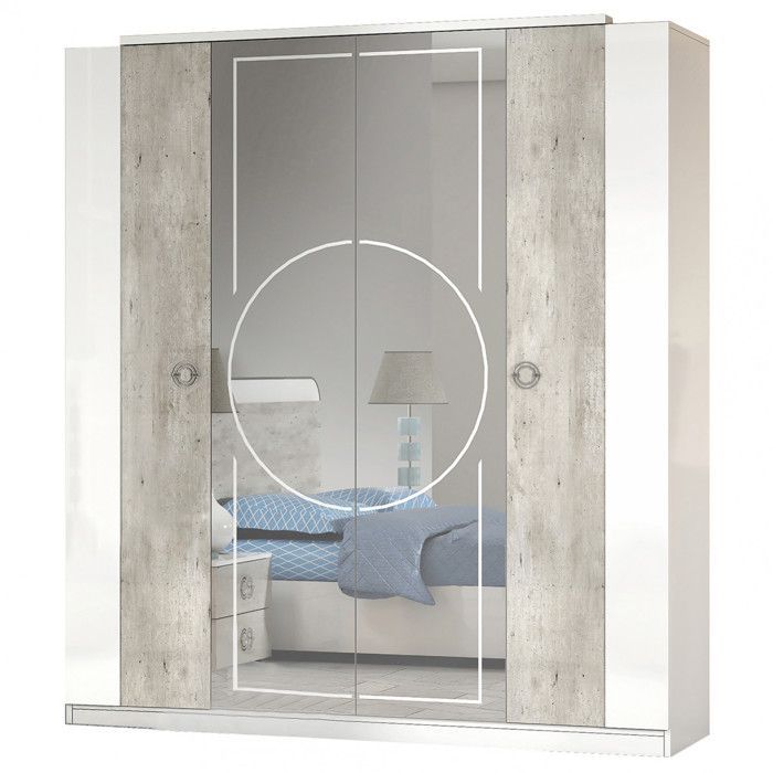 GOYA - Juego completo de dormitorio de 160x200cm con cómoda
