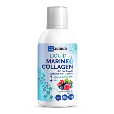 Zumub tekoči morski kolagen z rdečim sadjem 500 ml 500 ml