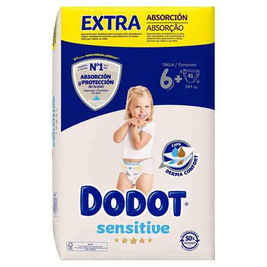 Dodot Sensitive Baby Luiers 14 kg T6 41 stuks 41 stuks