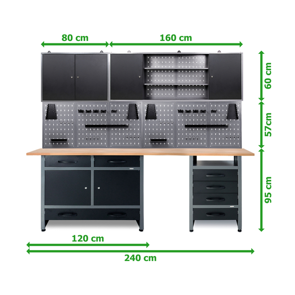 Set de atelier promoțional, 240 cm