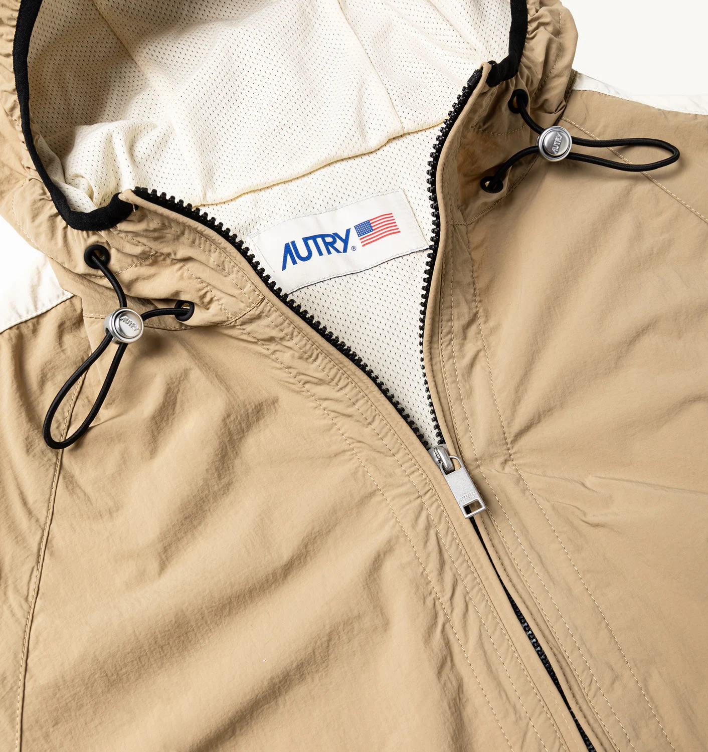 Anorak nailonista, beige