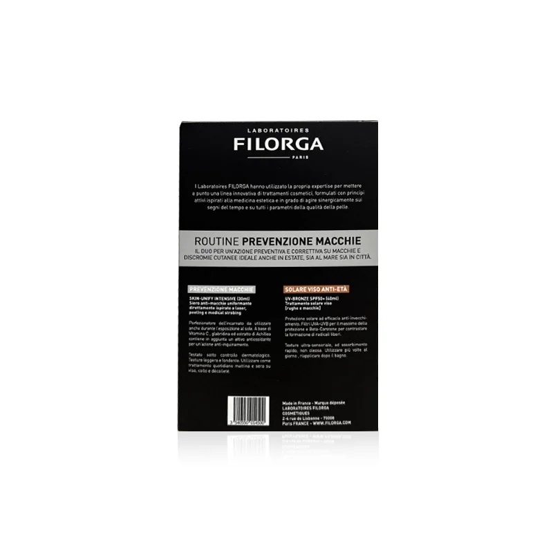 Coffret Filorga Prévention Acné : Sérum et Crème Solaire Skin-Unify 50+