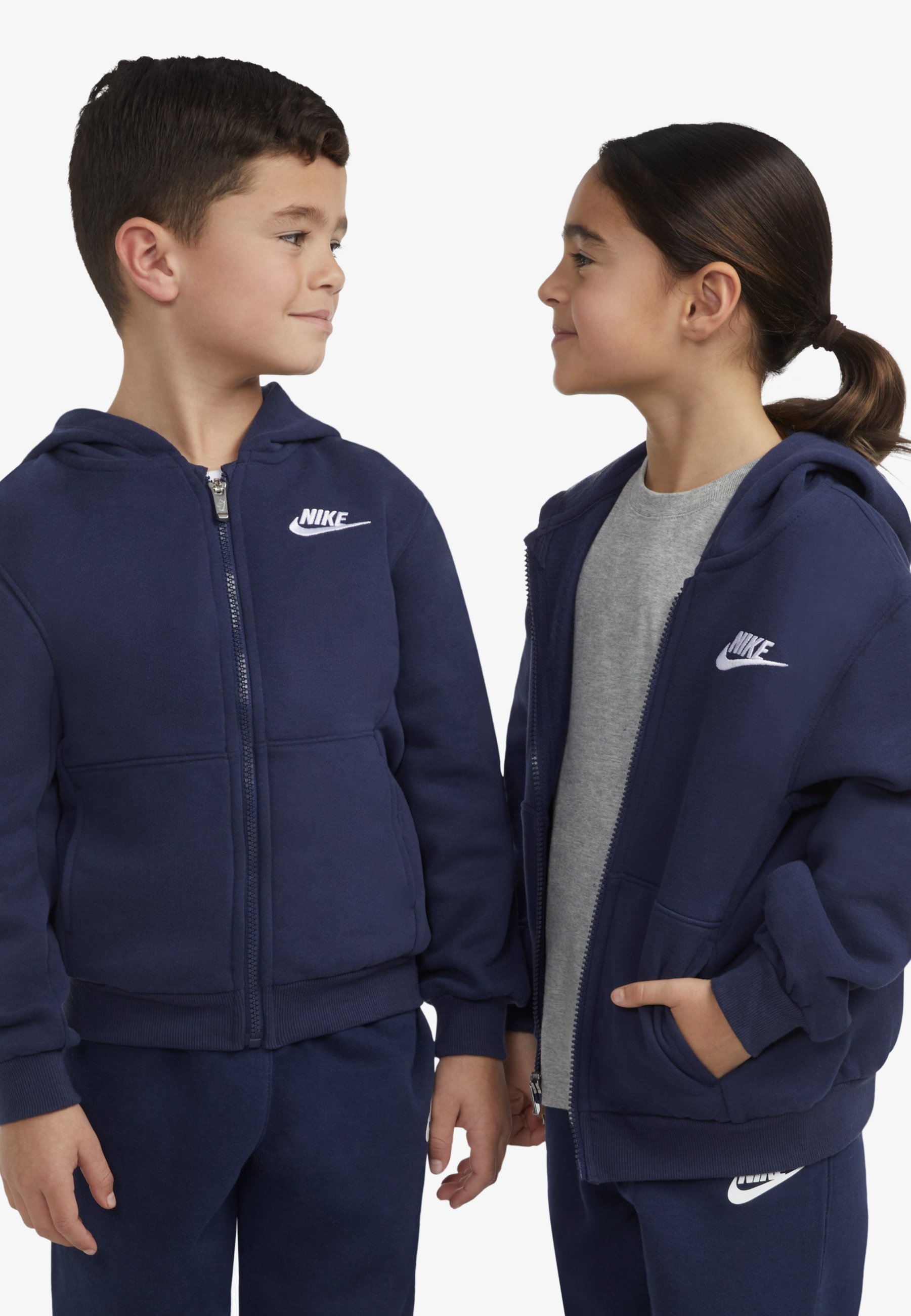 Nike Sportswear CLUB UNISEX - Bluza rozpinana - granatowy