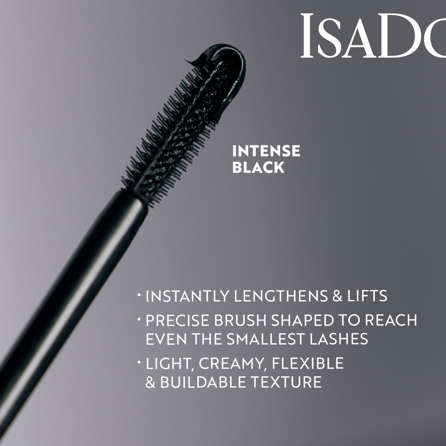 Isadora maskara The 10 Sec High Impact Length & Lift 02 Intense Black - 9 ml
