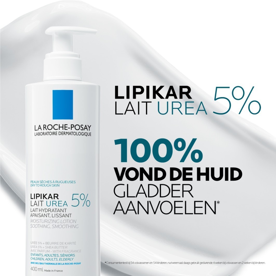 La Roche-Posay Lipikar Urea 5+ kūno losjonas, 400 ml
