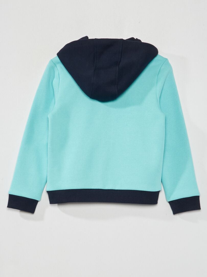 Sudadera con cremallera - AZUL