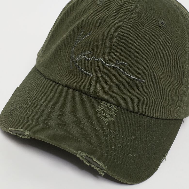 Signature Embro Damaged Washed Cap