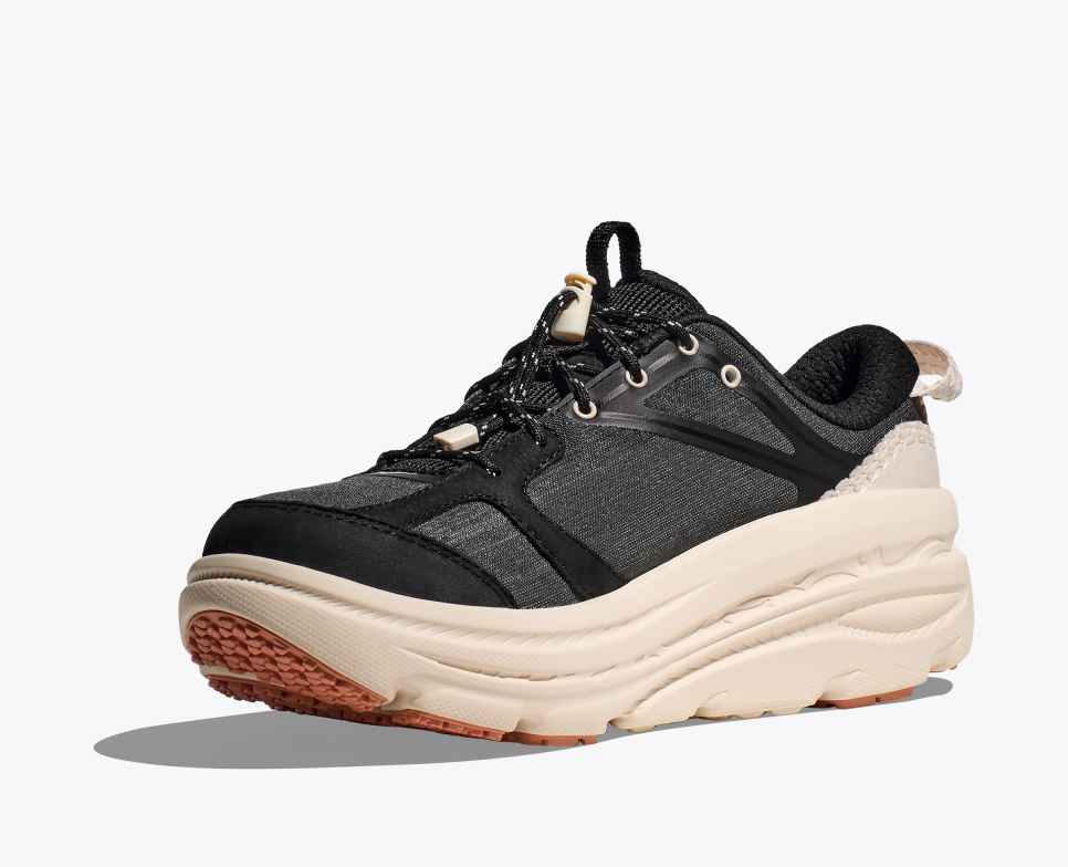 HOKA Bondi B3LS Negru / Alabastru