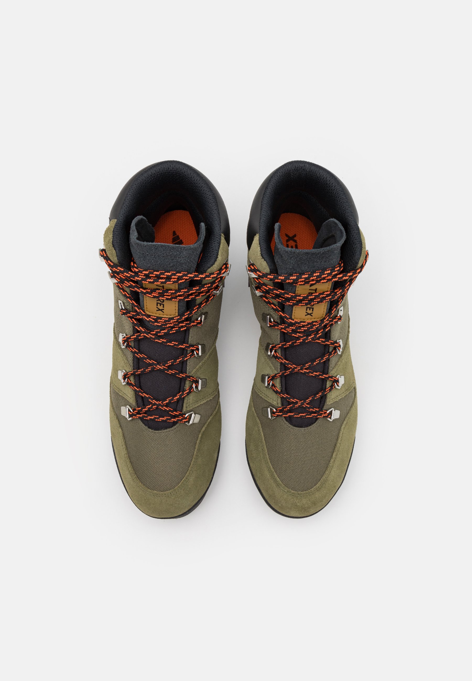 Adidas Terrex SNOWPITCH COLD.RDY HIKING - Scarpe da trekking - verde oliva/bronzo/arancione semi-impact