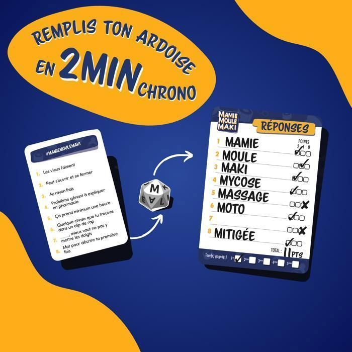 Mamie Moule Maki : Le Petit Bac Revisité où Vous risquez de partir trop loin ! Fous rires garantis !