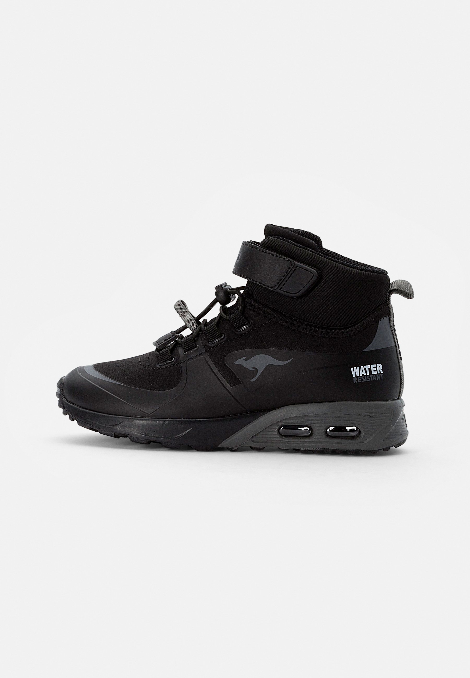 KangaROOS HYDRO UNISEX - Hoge sneakers - gitzwart/staalgrijs