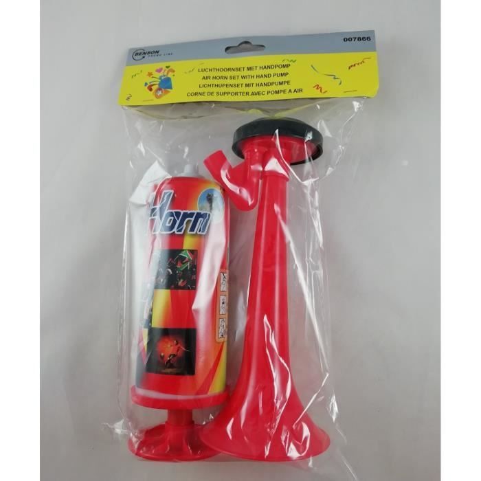 Bocina de aire, bocina de aficionado, bocina de estadio de fútbol, bocina de niebla