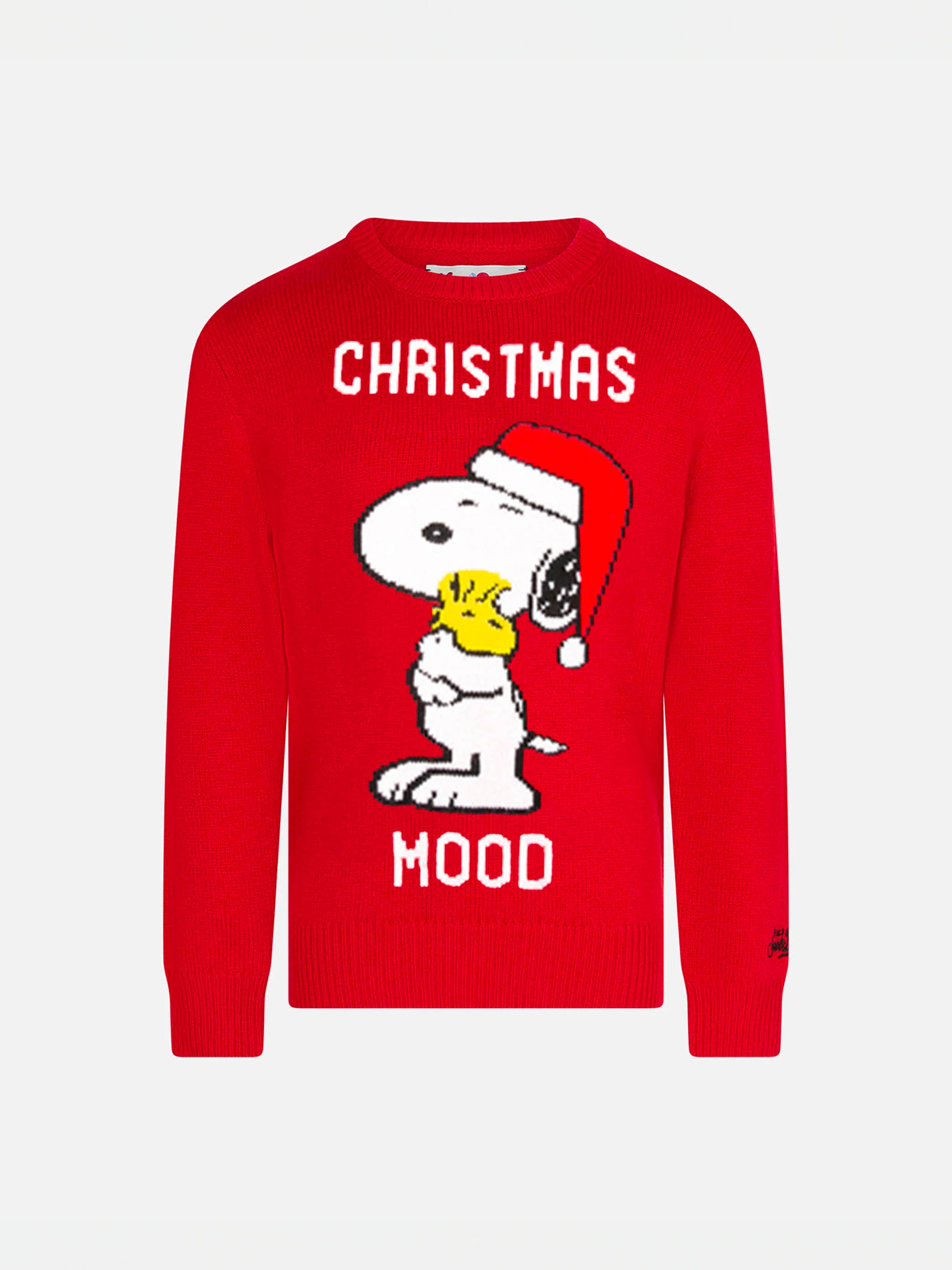 Crveni Snoopy božićni pulover za djevojčice | PEANUTS™ SPECIJALNO IZDANJE