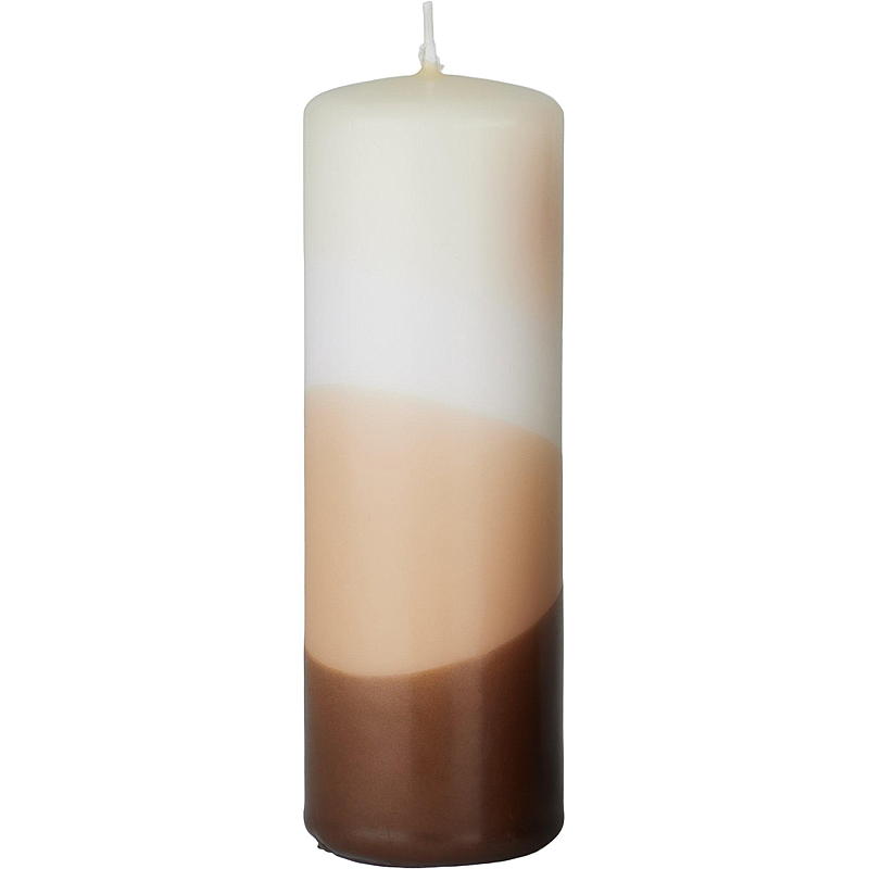 Vie Home kubelys 15 cm ø 5 cm trefarvet