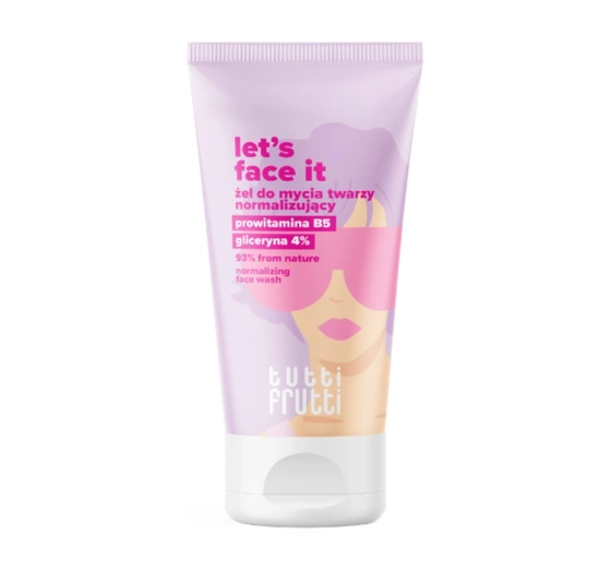 Farmona Tutti Frutti Let's Face It normalizujący żel do mycia twarzy 150 ml
