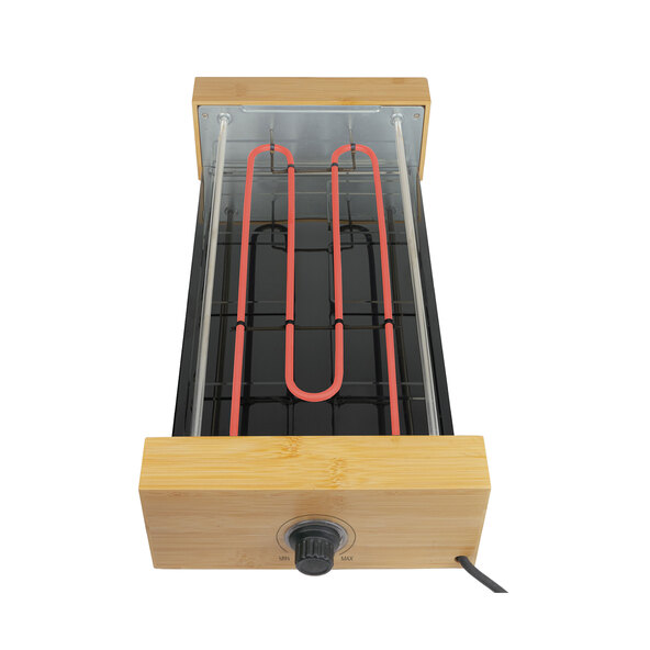 Raclettegrill van bamboe