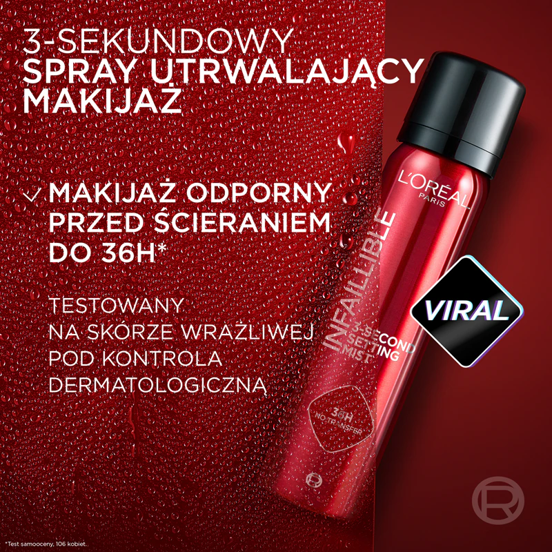 Fixačný sprej na make-up L'Oréal Paris Infaillible 36H