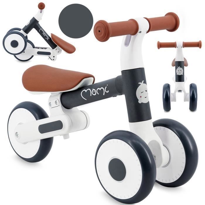 MOMI DEX loopfiets/driewieler zonder pedalen - Lichtgewicht - Opvouwbaar - 2 zithoogtes