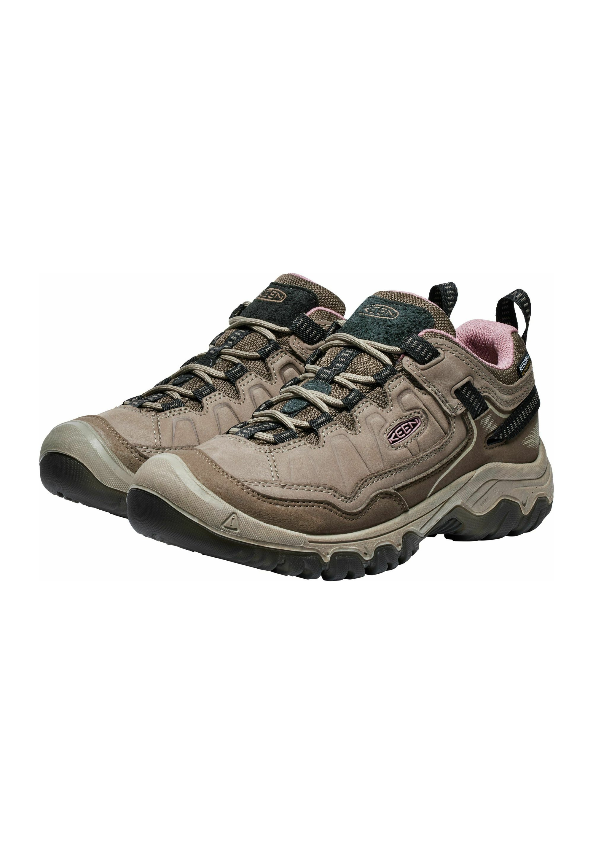 Keen TARGHEE - Chaussures de randonnée - marron gris rose
