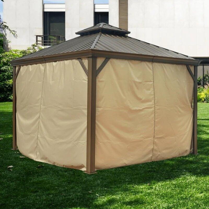 Altana ogrodowa Alexander 12 stóp szerokości i 12 stóp głębokości z aluminium