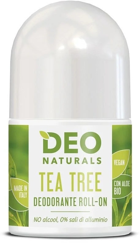 Déodorant roll-on OPTIMA Deo Naturals au parfum d'arbre à thé 50 ml