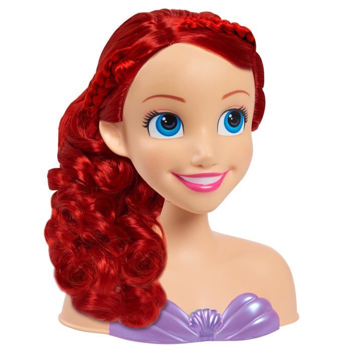 Styling Head - Disney - Ariel - 20 cm - 3 accessories - For children aged 3 and up