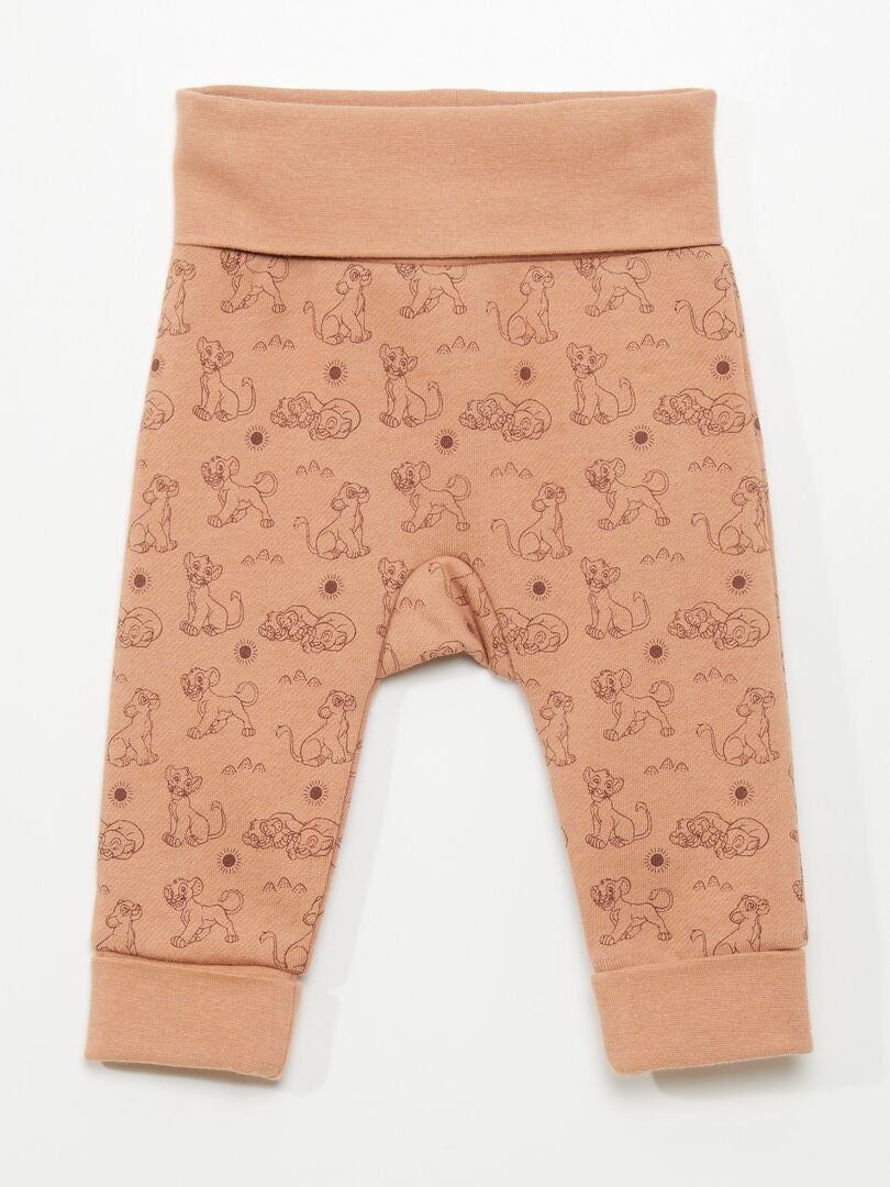 3-delige Disney-set bestaande uit een sweatshirt, broek en pet - BEIGE