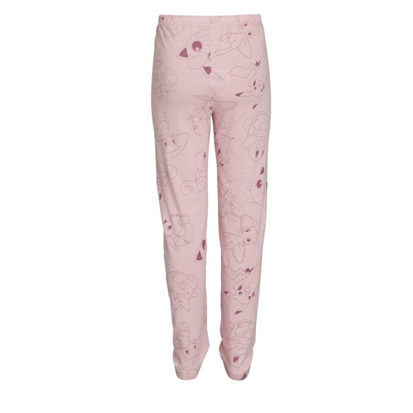 Pokémon-pyjama<br>pinkki, koko 122-128