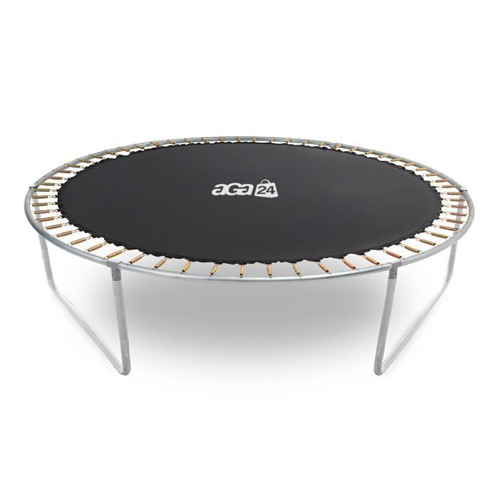 Cama elástica Aga SPORT TOP de 180 cm, color rosa, con red de seguridad.