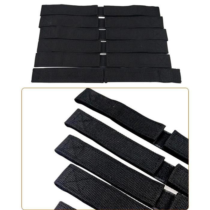 SET DI ACCESSORI SURENHAP HOVERBOL, 10 ACCESSORI REGOLABILI per cinghie da sport acquatici, nero