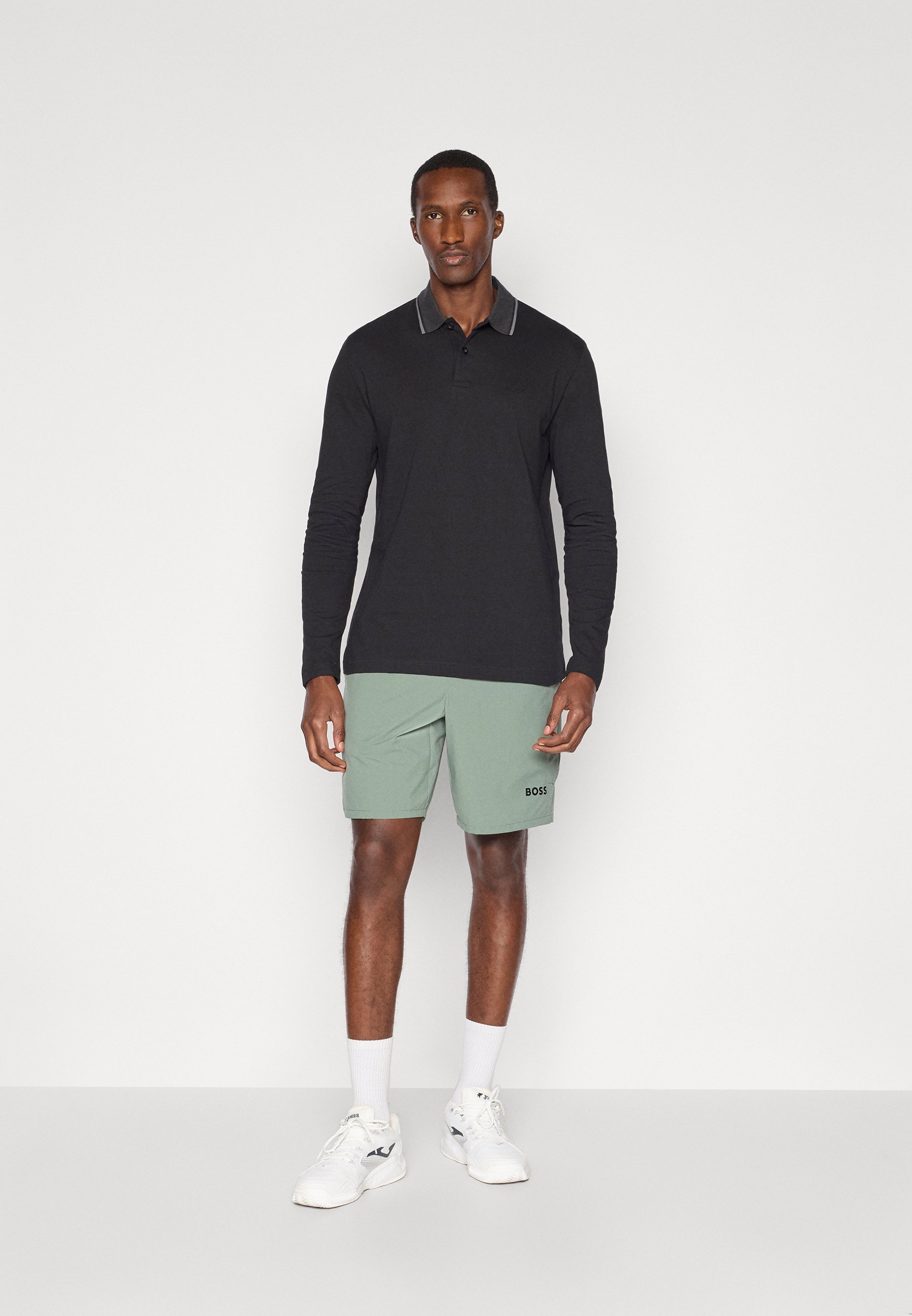 BOSS PLEATS - Polo - noir