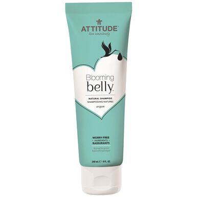 Attitude Blooming Belly Shampoo, Natural Argan Oil, for Pregnant Women, 240 ml