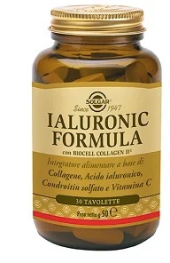 SOLGAR Solgar Hyaluronsäure-Formel 30 Tabletten Nahrungsergänzungsmittel mit Hyaluronsäure und Kollagen