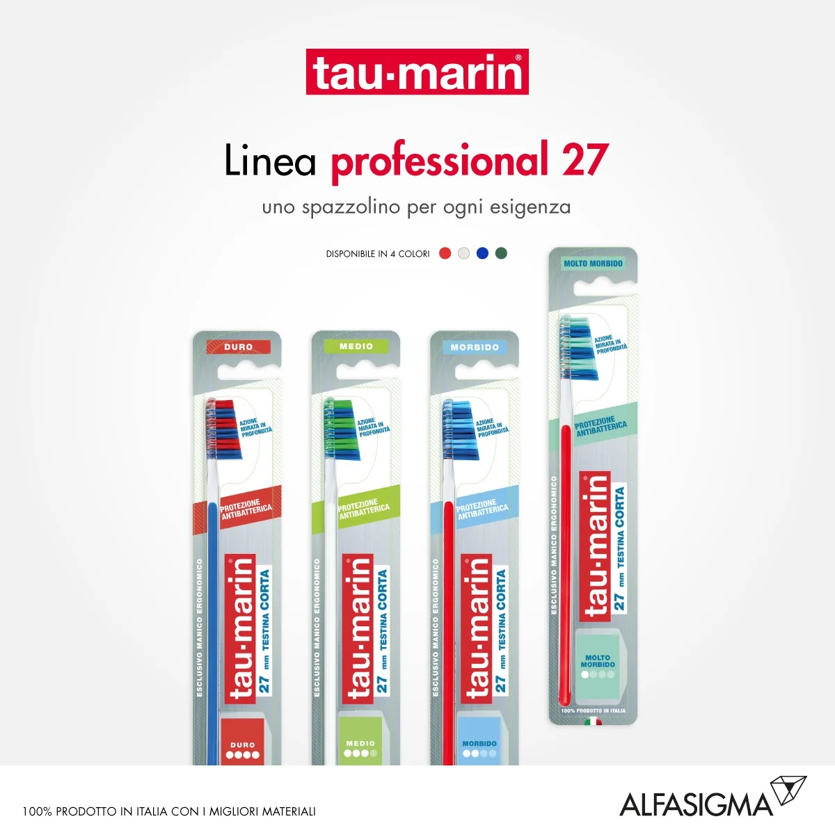 ALFASIGMA TAU MARIN Taumarin tandenborstel Prof27 M/M Anti-borstel