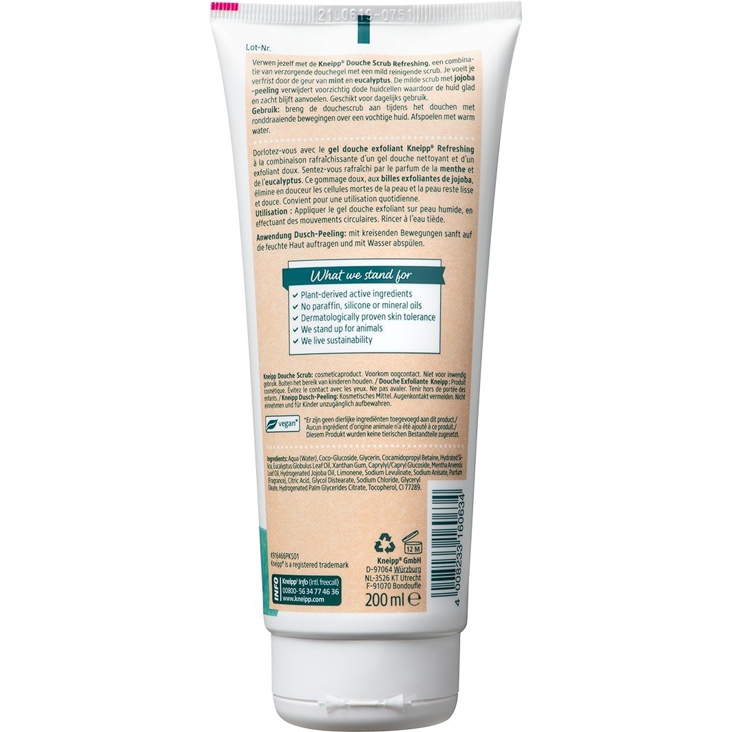 Kneipp osviežujúci telový peeling - 200 ml