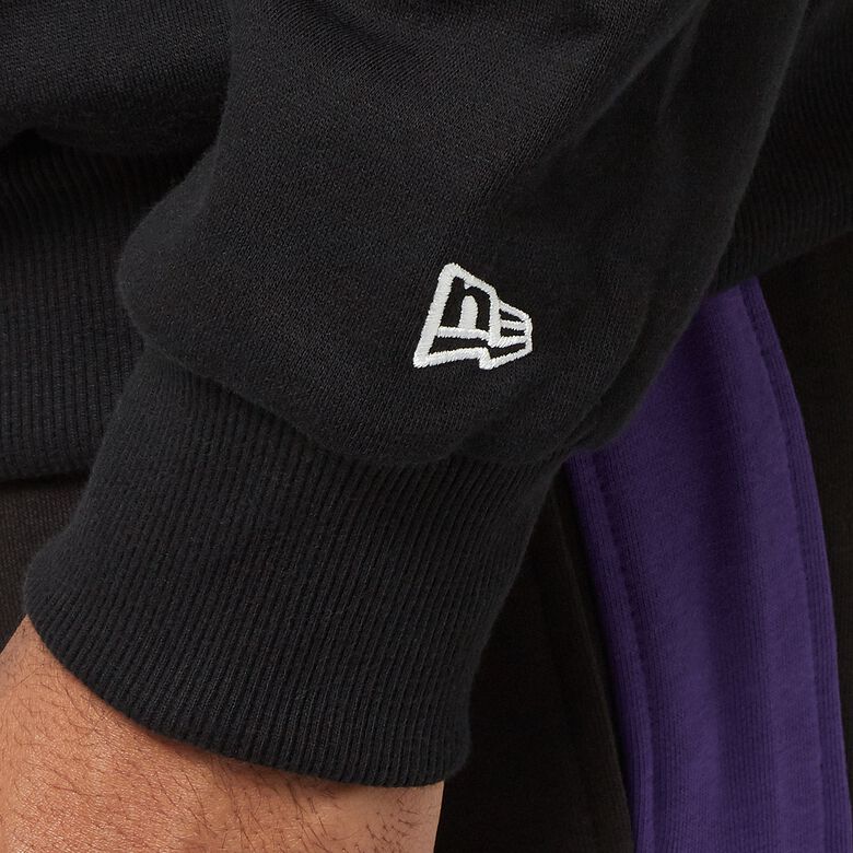 Felpa con cappuccio oversize con grafica NBA dei Los Angeles Lakers