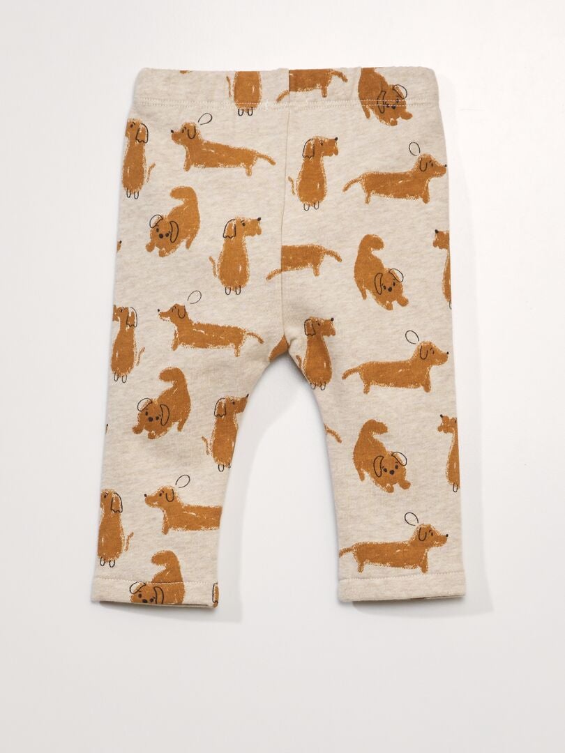 Leggings largos - BEIGE
