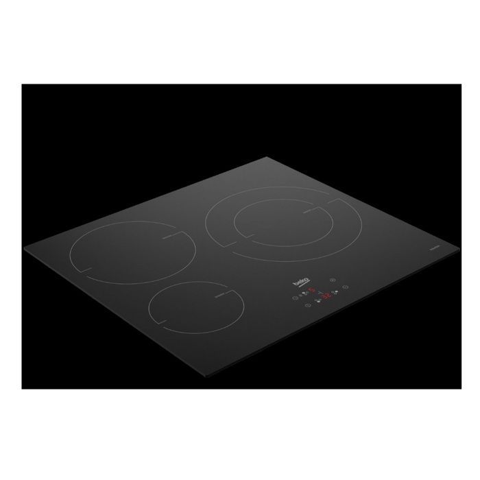 BEKO Induction Hob - HII63402MT - Black - 3 Cooking Zones - 5700 W