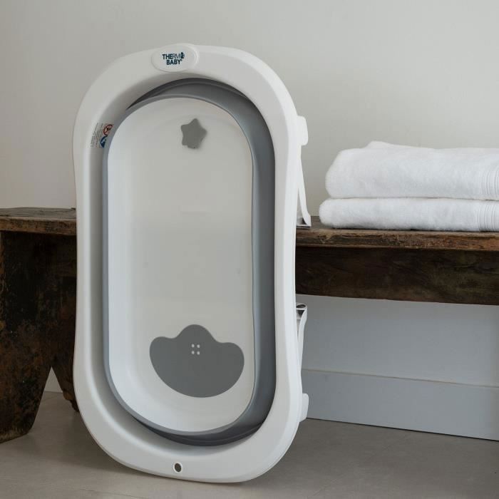 Vasca da bagno pieghevole - THERMOBABY - FOLDY - Compatta e pieghevole