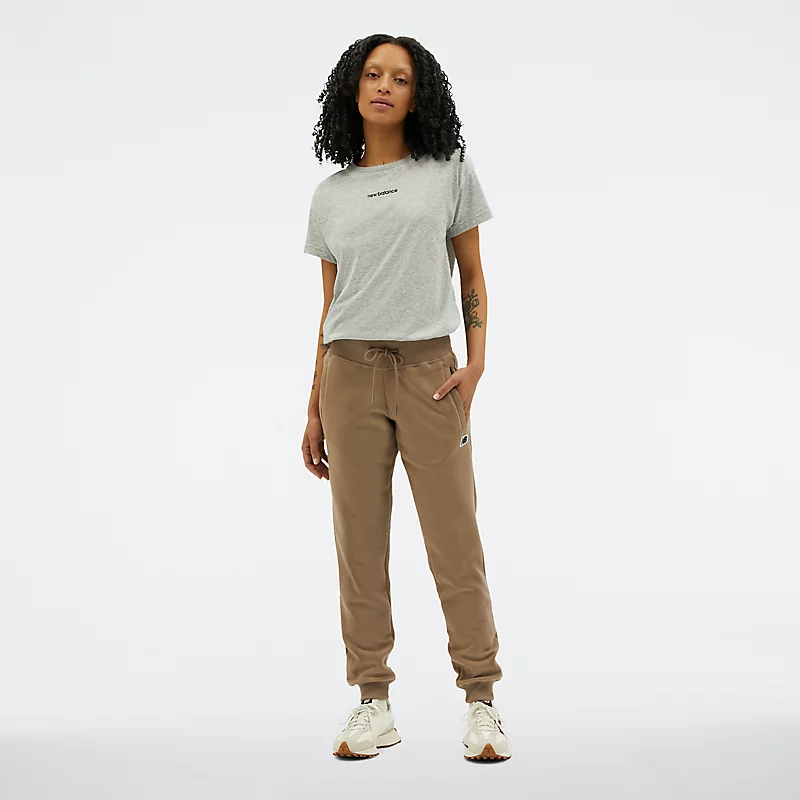 NB Damenhose mit kleinem Logo – Pilz