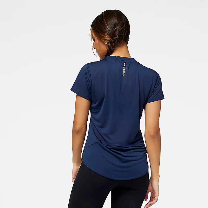 Dámská halenka s krátkým rukávem Accelerate - NATURAL INDIGO