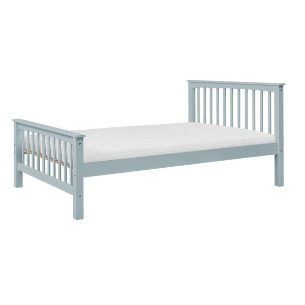 Łóżko podwójne 120 cm - Szczeblinka niebieski